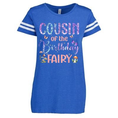 Cousin Of The Birthday Fairy Family Magical Bday Party Enza Ladies Jersey Football T-Shirt