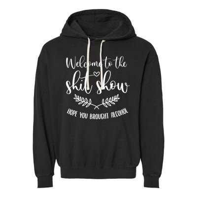 Coordinator Of The Entire Shit Show Shit Show Supervisor Garment-Dyed Fleece Hoodie