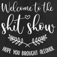 Coordinator Of The Entire Shit Show Shit Show Supervisor Microfiber Hand Towel