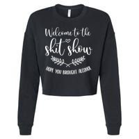 Coordinator Of The Entire Shit Show Shit Show Supervisor Cropped Pullover Crew