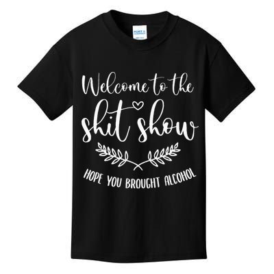 Coordinator Of The Entire Shit Show Shit Show Supervisor Kids T-Shirt