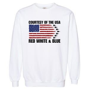 Courtesy Of The Usa Red White And Blue Garment-Dyed Sweatshirt