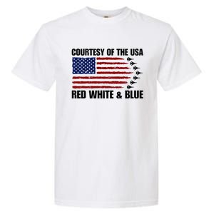 Courtesy Of The Usa Red White And Blue Garment-Dyed Heavyweight T-Shirt