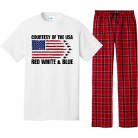 Courtesy Of The Usa Red White And Blue Pajama Set