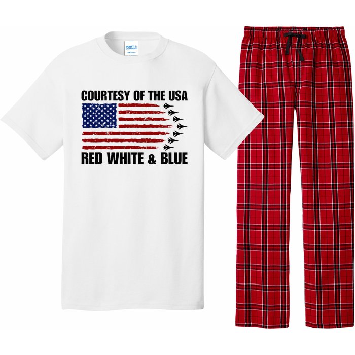 Courtesy Of The Usa Red White And Blue Pajama Set