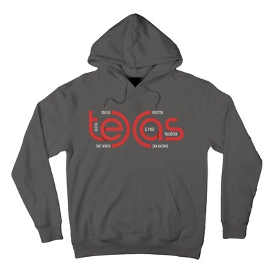 Cities Of Texas Logo Hoodie