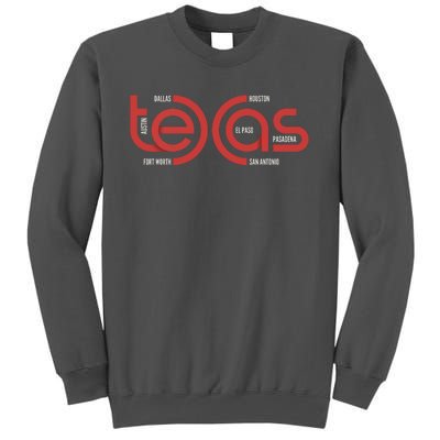 Cities Of Texas Logo Tall Sweatshirt