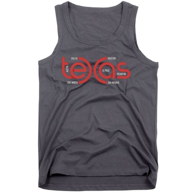 Cities Of Texas Logo Tank Top