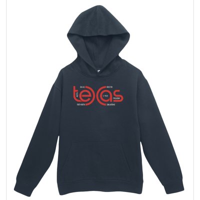 Cities Of Texas Logo Urban Pullover Hoodie