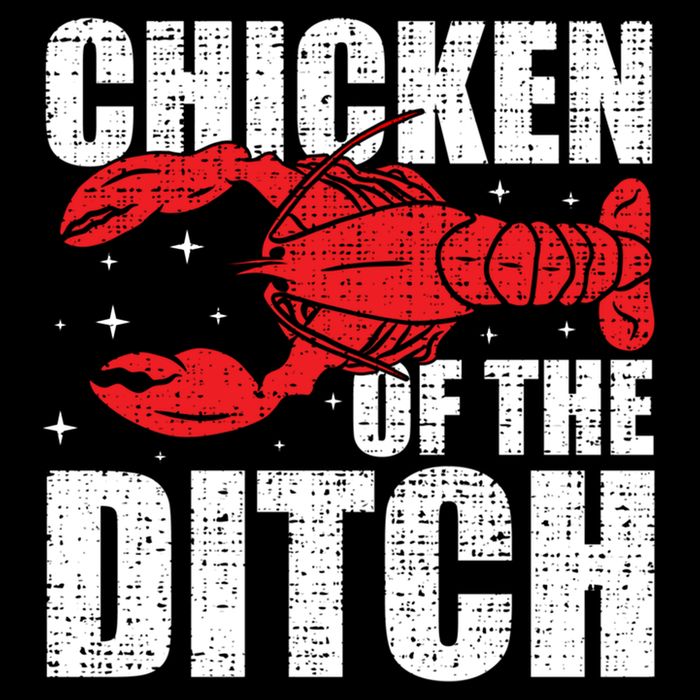 Chicken Of The Ditch Crawfish Season Mud Bug Lovers Funny Gift Cooling Performance Crew T-Shirt