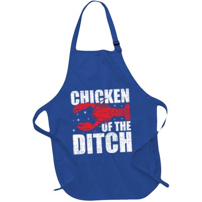 Chicken Of The Ditch Crawfish Season Mud Bug Lovers Funny Gift Apron