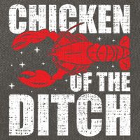 Chicken Of The Ditch Crawfish Season Mud Bug Lovers Funny Gift Cotton Canvas Backpack