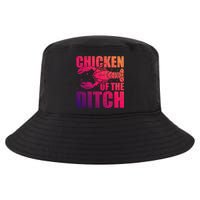Chicken Of The Ditch Crawfish Season Mud Bug Lovers Gift Cool Comfort Performance Bucket Hat