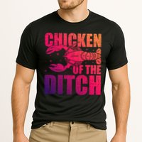 Chicken Of The Ditch Crawfish Season Mud Bug Lovers Gift Cooling Performance Crew T-Shirt