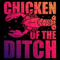 Chicken Of The Ditch Crawfish Season Mud Bug Lovers Gift Cooling Performance Crew T-Shirt