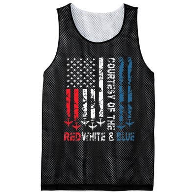 Courtesy Of The Red White And Blue Vintage America Us Flag Mesh Reversible Basketball Jersey Tank