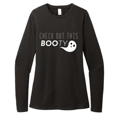 Check Out This Booty Funny Ghost Boo Halloween Gift Womens CVC Long Sleeve Shirt