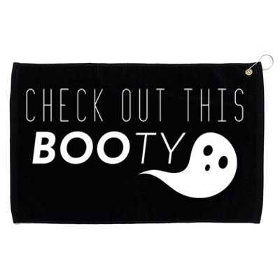 Check Out This Booty Funny Ghost Boo Halloween Gift Grommeted Golf Towel