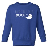 Check Out This Booty Funny Ghost Boo Halloween Gift Toddler Sweatshirt