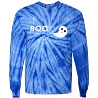 Check Out This Booty Funny Ghost Boo Halloween Gift Tie-Dye Long Sleeve Shirt