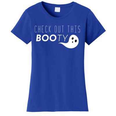 Check Out This Booty Funny Ghost Boo Halloween Gift Women's T-Shirt