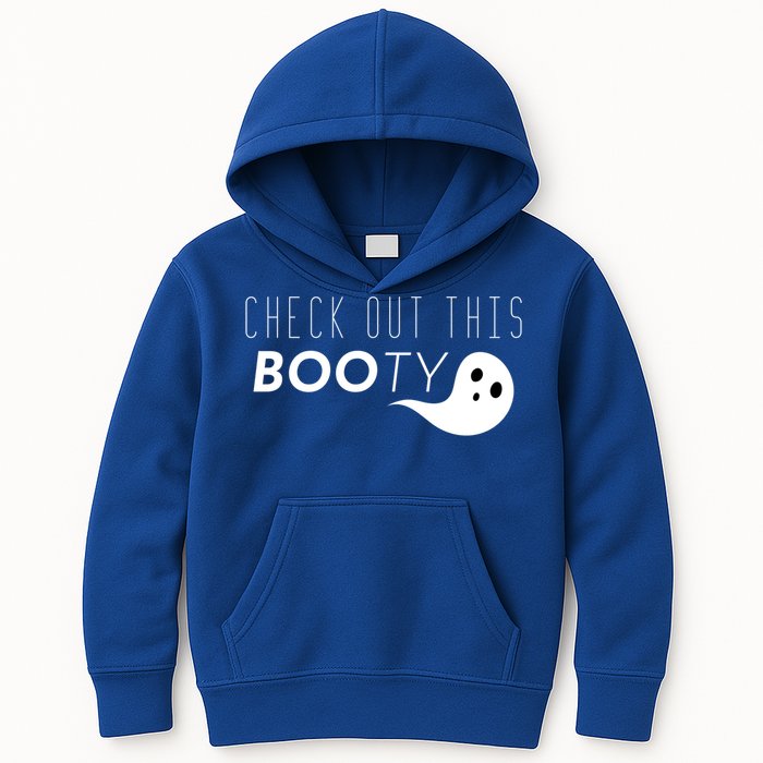 Check Out This Booty Funny Ghost Boo Halloween Gift Kids Hoodie