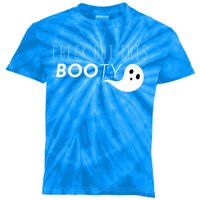 Check Out This Booty Funny Ghost Boo Halloween Gift Kids Tie-Dye T-Shirt