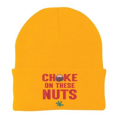 Choke On These Nuts Buckeye Knit Cap Winter Beanie