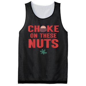 Choke On These Nuts Buckeye Mesh Reversible Basketball Jersey Tank