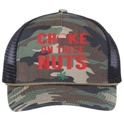 Choke On These Nuts Buckeye Retro Rope Trucker Hat Cap