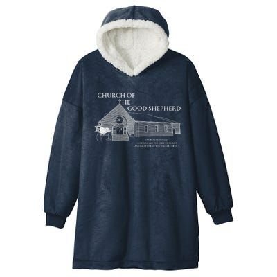 Church Of The Good Shepherd Ozone Park Hooded Wearable Blanket