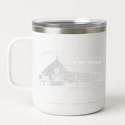 Church Of The Good Shepherd Ozone Park 12 oz Stainless Steel Tumbler Cup