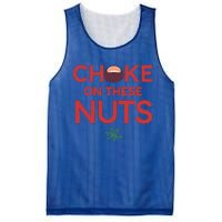 Choke On These Nuts Mesh Reversible Basketball Jersey Tank