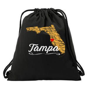 City Of TAMPA BAY FLORIDA Vacation Souvenir Drawstring Bag