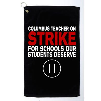 Columbus Ohio Teacher, School Teachers Strike Golf Towel