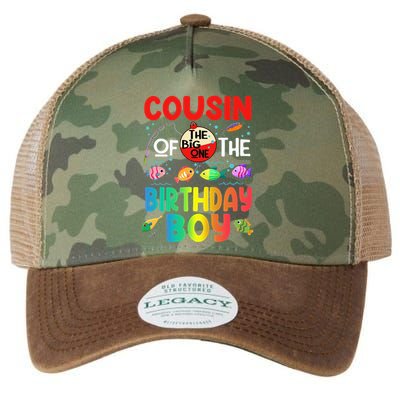 Cousin Of The Birthday Ofishally One Birthday Outfit Legacy Tie Dye Trucker Hat