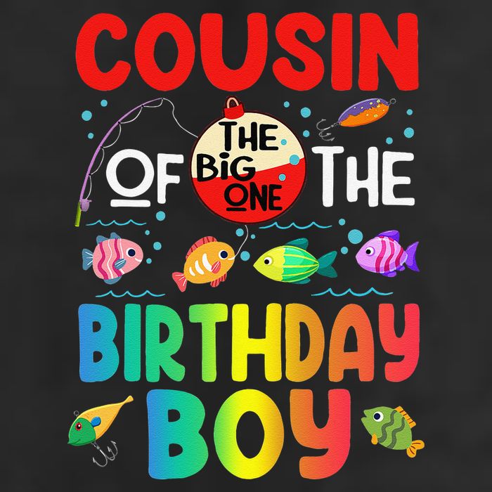 Cousin Of The Birthday Ofishally One Birthday Outfit 7 Panel Mesh Trucker Snapback Hat