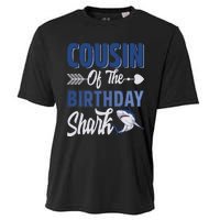 Cousin Of The Birthday Shark Ocean Matching Family Cooling Performance Crew T-Shirt