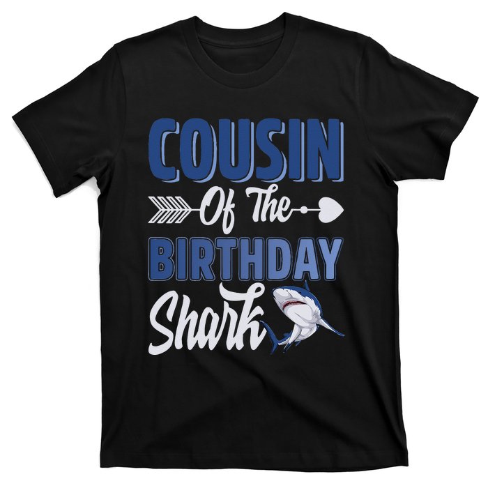 Cousin Of The Birthday Shark Ocean Matching Family T-Shirt