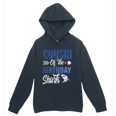 Cousin Of The Birthday Shark Ocean Matching Family Urban Pullover Hoodie