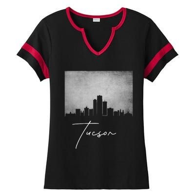 City Of Tucson Arizona Ladies Halftime Notch Neck Tee