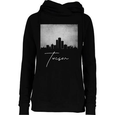 City Of Tucson Arizona Womens Funnel Neck Pullover Hood