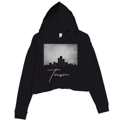 City Of Tucson Arizona Crop Fleece Hoodie