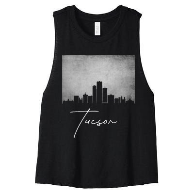 City Of Tucson Arizona Women's Racerback Cropped Tank