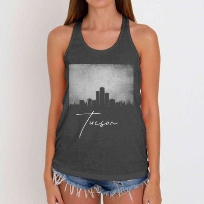 City Of Tucson Arizona Women's Knotted Racerback Tank