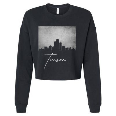 City Of Tucson Arizona Cropped Pullover Crew