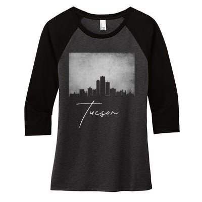 City Of Tucson Arizona Women's Tri-Blend 3/4-Sleeve Raglan Shirt