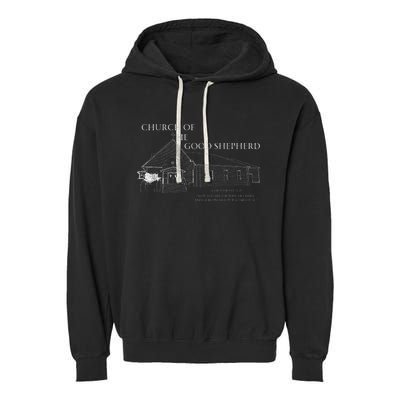 Church Of The Good Shepherd Ozone Park Garment-Dyed Fleece Hoodie