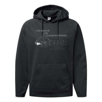 Church Of The Good Shepherd Ozone Park Performance Fleece Hoodie