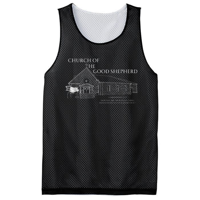 Church Of The Good Shepherd Ozone Park Mesh Reversible Basketball Jersey Tank